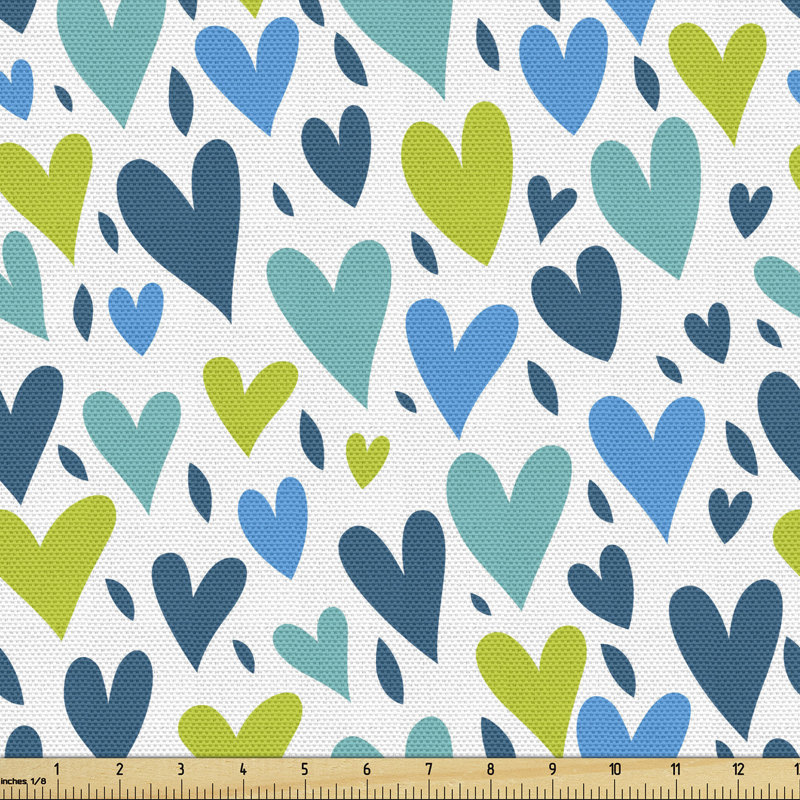 Cherlynn Hearts Multi-Purpose Fabric