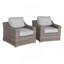 Chaise de patio avec coussins 2-866402728