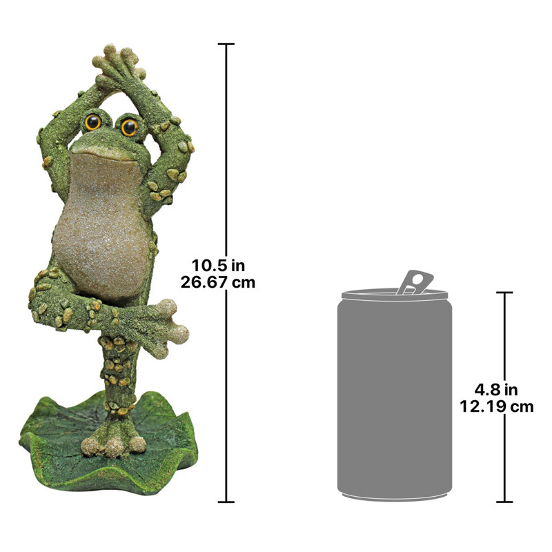 Statue Boogie Down Dancing Frog Hands Up