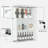 Jillion Two-Door 3-Tire Curio Glass Display Cabinet, Fast Installation, Side By Side Door-1881522855