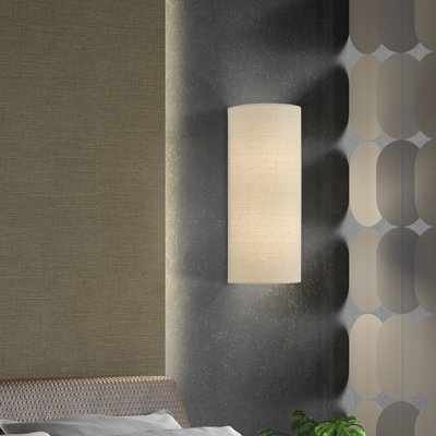 Catriana Fabric Flush Mounted Sconce