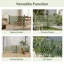 Clôture d'intimité en bois extensible de 2 ensembles, conception à largeur flexible pour grimpeur à lierre rose, barrière d'entrée multi-usages pour animaux de compagnie-129739912