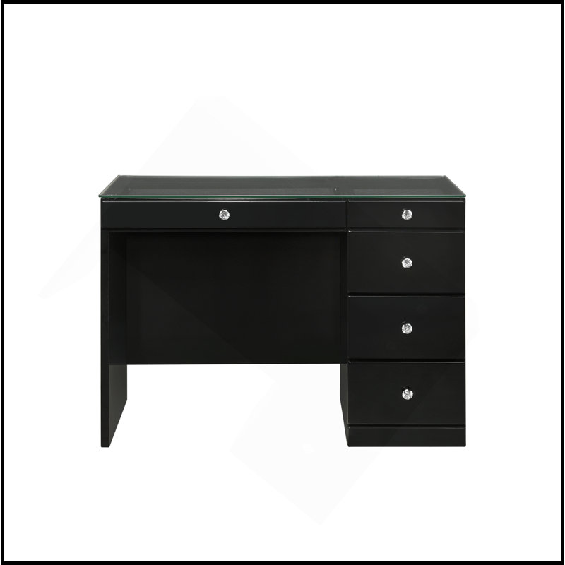 Meuble-lavabo 1 pièce 1 pièce Glam, Noir