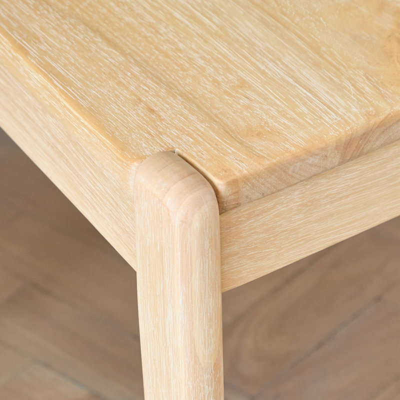 4 -Person Rubberwood Solid Wood Dining Set