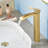 Bathroom Faucet Vessel Sink Faucet Tall Bathroom Sink Faucet With Pop-up Drain 12.4 Inch Waterfall Faucet Single Handle Faucet For Bathroom Sink 1 Hole Vanity Faucet-107330321