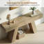 160 cm W Solid Wood Top Console Table