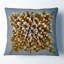 Golden Fragments 3D Design - coussin imprimé abstrait-30730771-30730768