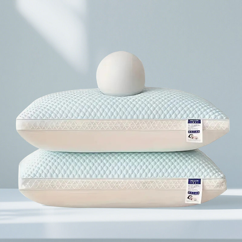 Cool And Breathable Tofu Pillow - Supports The Neck And Spine  Helps You Fall Asleep Easily  Sleep Massage Pillow Core  Moisture Absorbing Home Decoration Cushion(2Pc)