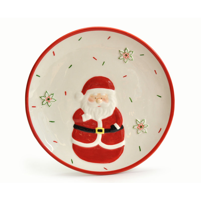Assiette à dessert Père Noël
