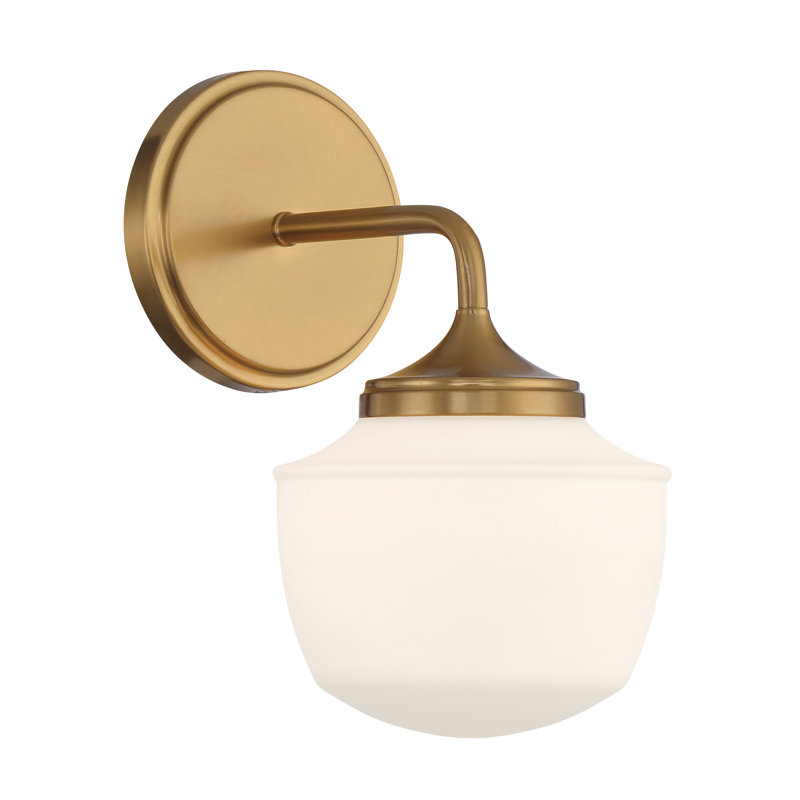 Ebern Designs Rethman - 1 Light Bath Vanity In Noble, Antique Brass