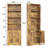 70.8'' H x 23.6'' W Standard Bookcase with 3 Drawers,Cabinet Doors and Open Shelves -276703872