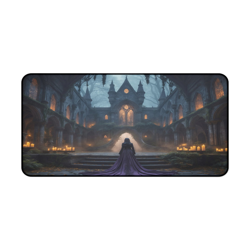 Polyester Desk Pad, 14.4x12.1