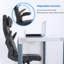 Office Chair Height Adjustable Executive Desk Chair with Flip-Up Armrest Swivel Rolling Task Chair Ergonomic Gaming Chair with Headrest Lumber Support-1296679960