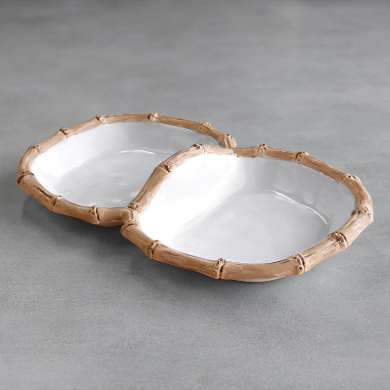 Vida Melamine Divided Serving Dish
