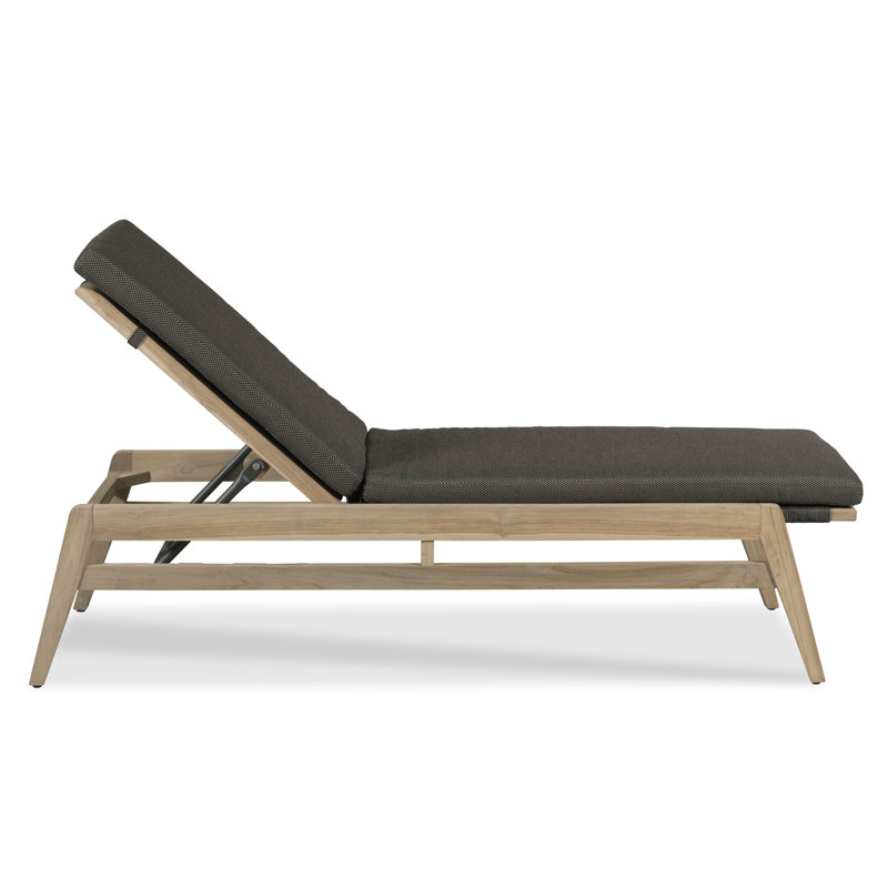 Bellevue Outdoor Teak Chaise Lounge
