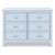 Charlie 6 Drawer 46.625" W Double Dresser