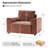  Bernice Modern 48" W Oversized Armchair with Removable Back Cushion-769317089