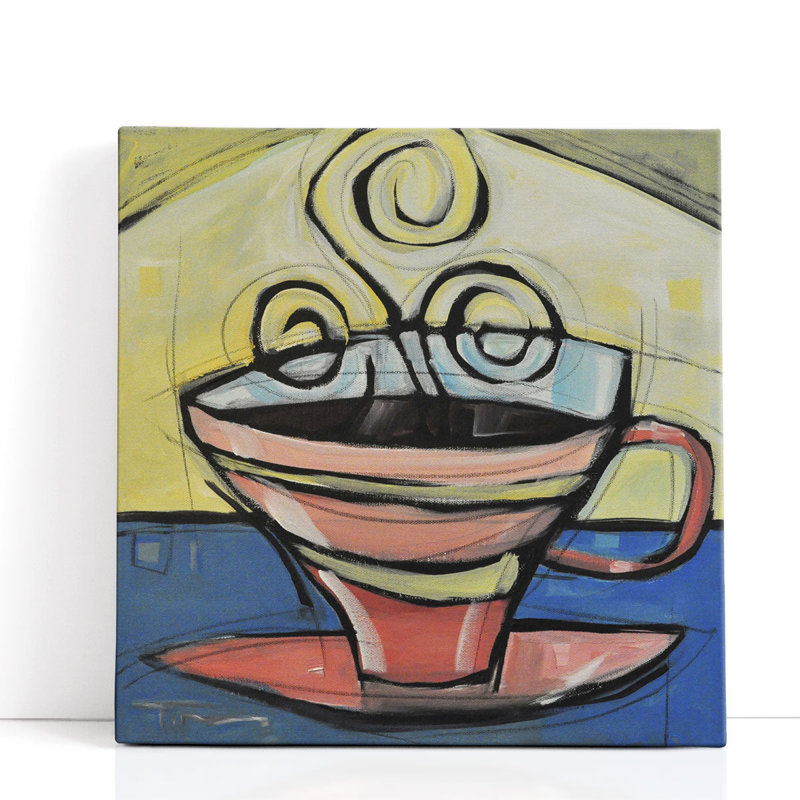 «Coffee Cup 4», reproduction d'art sur toile, H 16 po x l 16 po