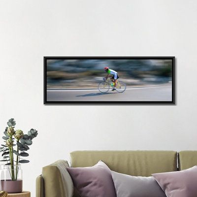 " Bike Racer Participating In A Bicycle RaceSitges, Barcelona, Catalonia, Spain " by Panoramic Images