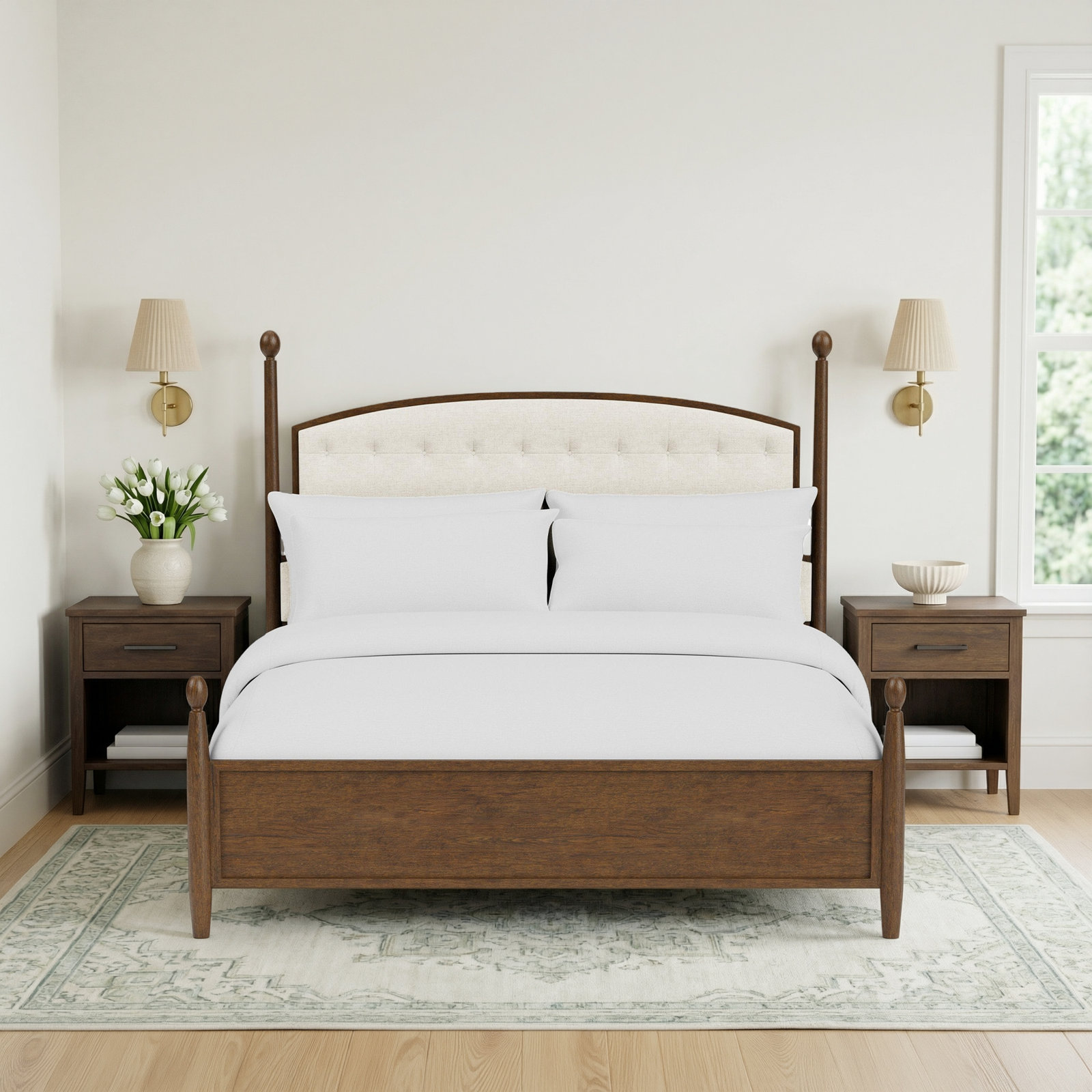 Billie Upholstered Bed, Queen