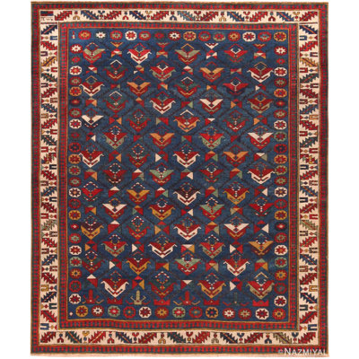 Tapis bleu Shirvan