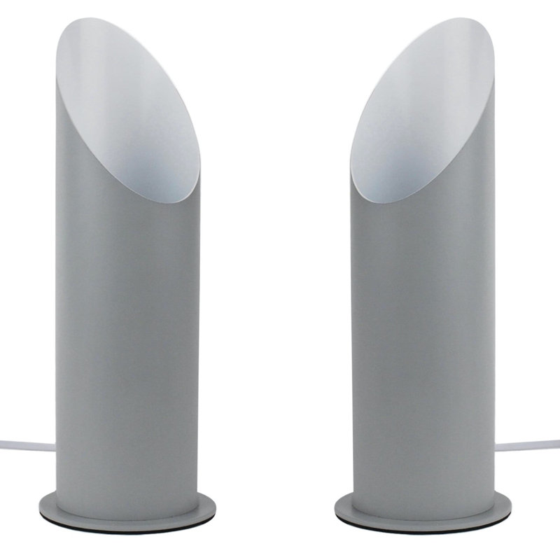 Abderraouf 27.3cm Floor Lamp Set, Light Grey