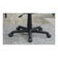Chaise de bureau moderne à motif capitonné noir 1pc