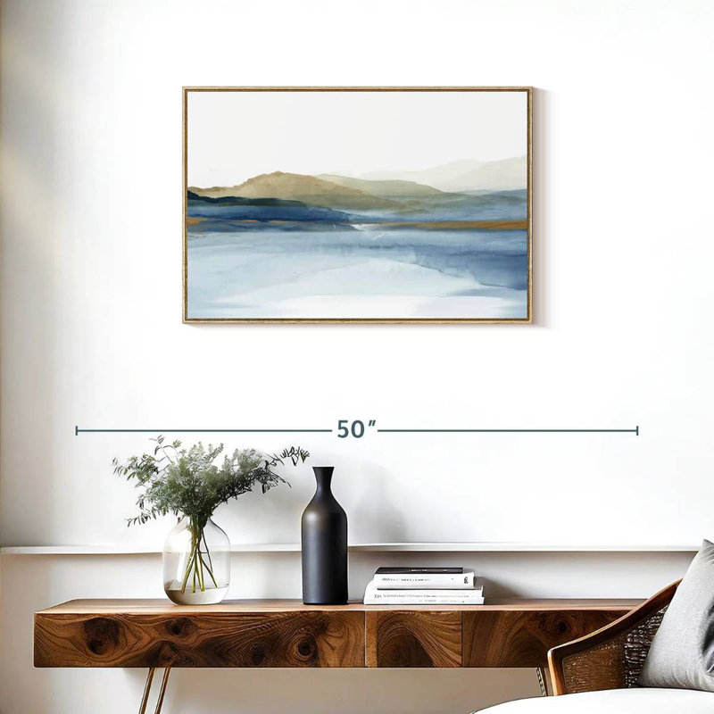 Luminosity, Floating Frame Natural Wood, 31" X 21"