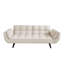 Coussin 57 pouces beige avec deux accoudoirs