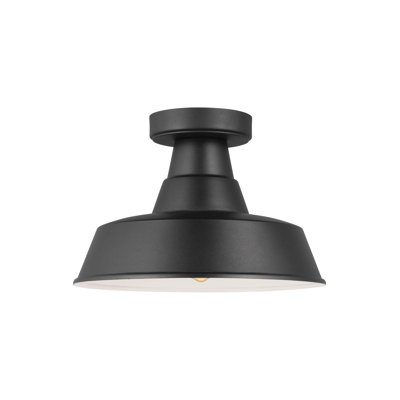 One Light Outdoor Flush Mount