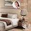 Bensu Platform Bed Frame, Cloud Collection with Boucle Upholstery & Rounded Headboard, Thickened Footboard-1071086346-1061697067