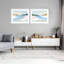 «Soft Coastals - lot de 2» par Isabelle Z, impressions murales encadrées-221005920-221005926