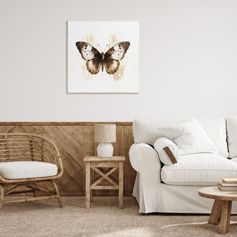 Toile brun délavé, design par Creative Studio, H 30 po x l 30 po