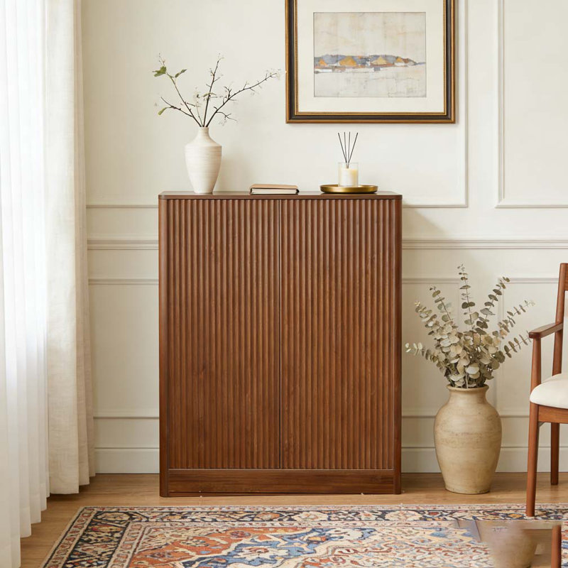 31.5-inch modern wavy sideboard
