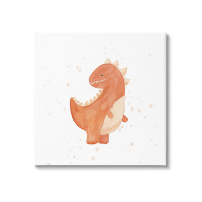 " Fun Bold Orange Dinosaur " by Lucille Price