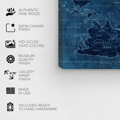 " Upside - Down Map Of The World " by Oliver Gal