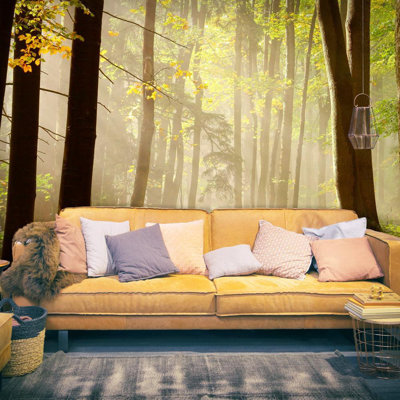 Murale Darity Mysterious Forest Path