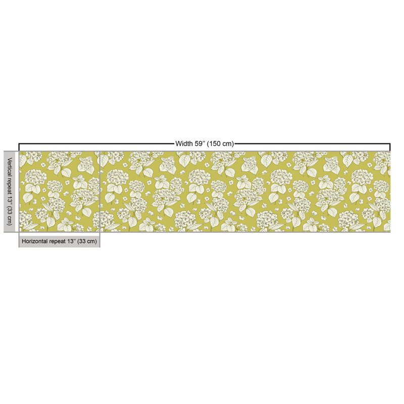 Chardell Delicate Hydrangea Nostalgia Multi-Purpose Fabric