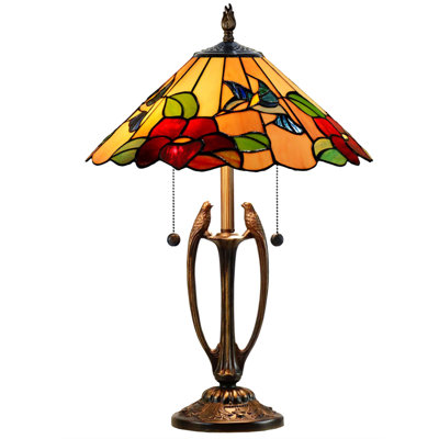 Lampe de table Tiffany Benezia Colibri