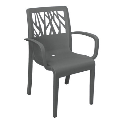 Grosfillex Vegetal Stackable Armchair