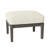 Lattice Aluminum Ottoman - Slate Gray-63361355-70039798