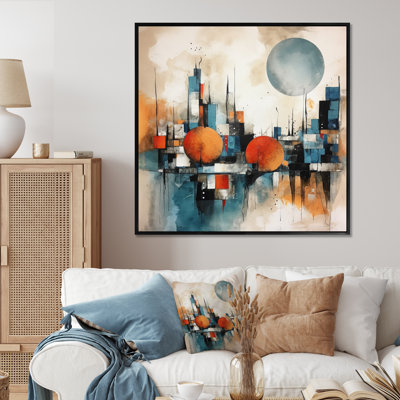 Modernist Expressions II Framed On Canvas Print