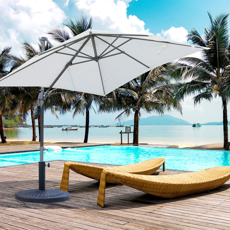 Base de parasol autoportante en résine Mailiah