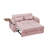 Chenille Loveseat Sleeper Sofa Bed With Storage Armrest ,USB Port ,Side Table-2031593071