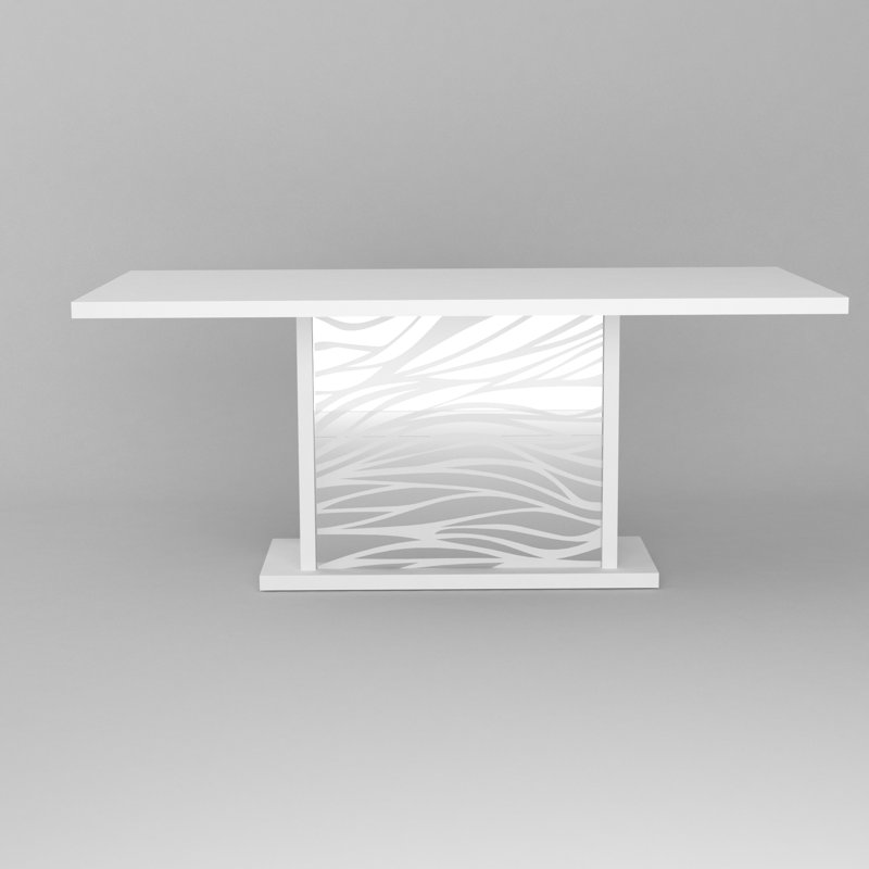 Stanley Extendable Dining Table, White