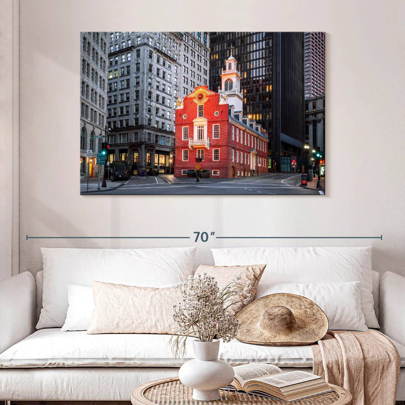 Boston Old State House de Boston, H 32 po x l 48 po