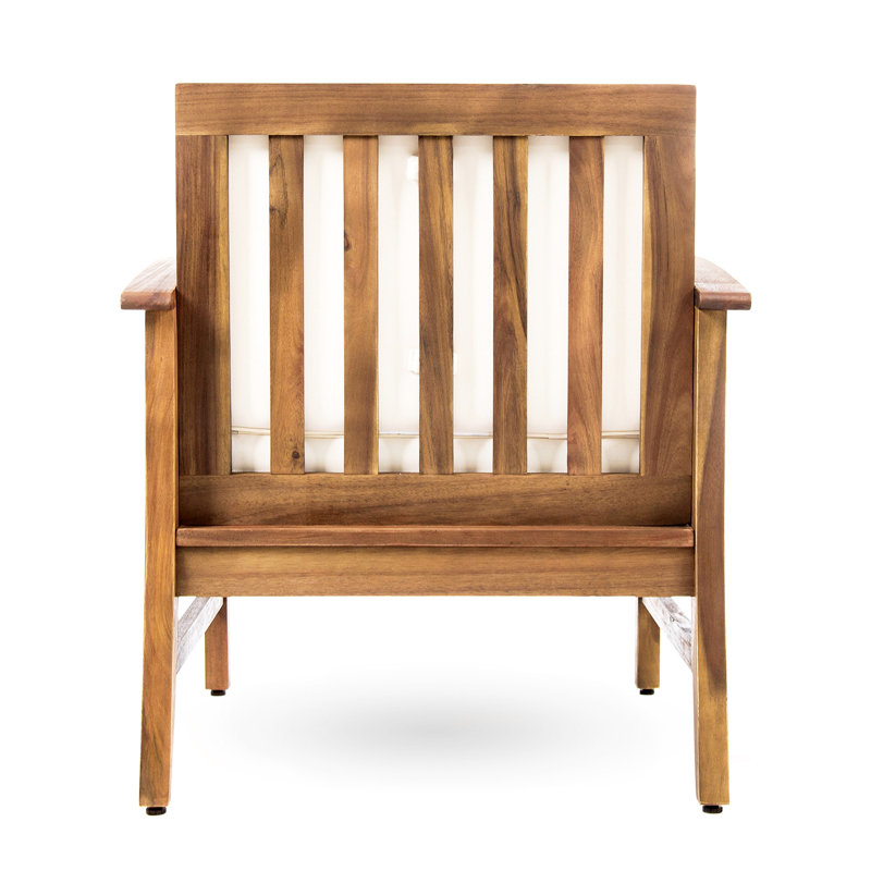 Ensemble de 2 chaises club Perla, crème