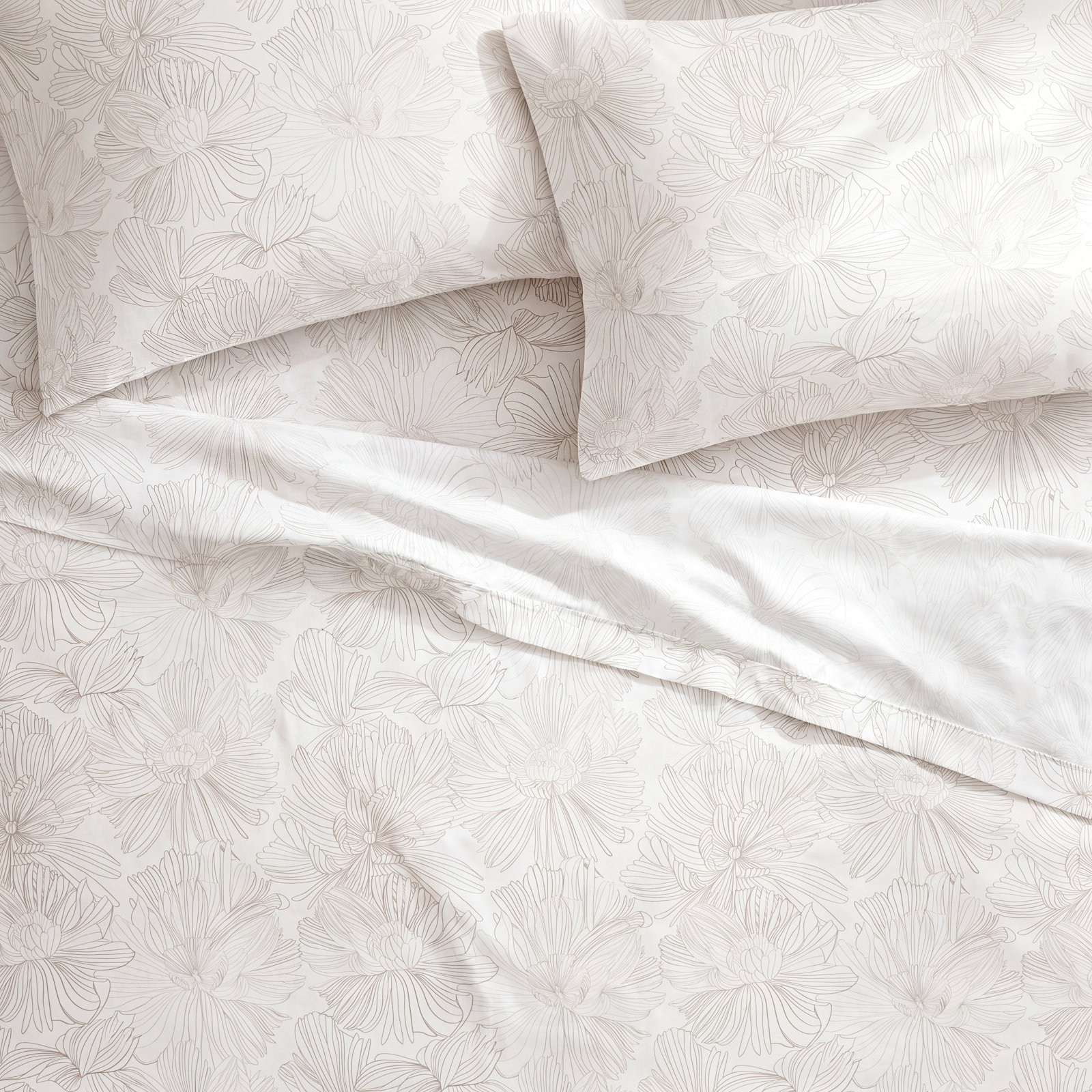 Linen Pillowcase, Standard Pillowcase, Fawn