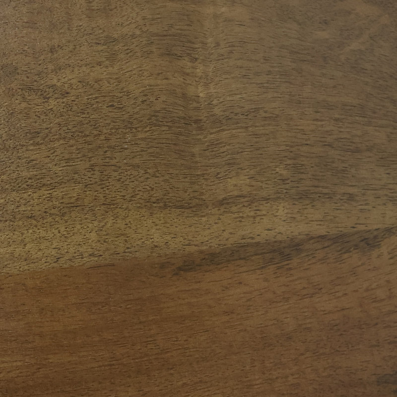 Transitional Solid Mango Wood Accent Side Table