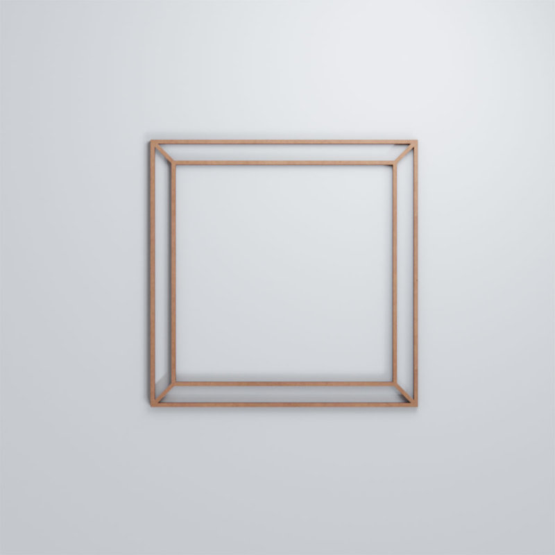 Panneaux muraux décoratifs en bois Fairplay, Hickory, H 15,375 po x l 15,375 po x P 0,375 po
